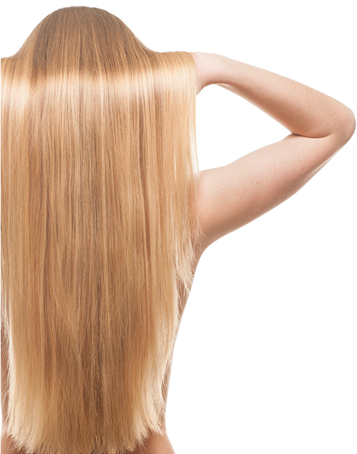 Blonde Hair Texture Showcase PNG