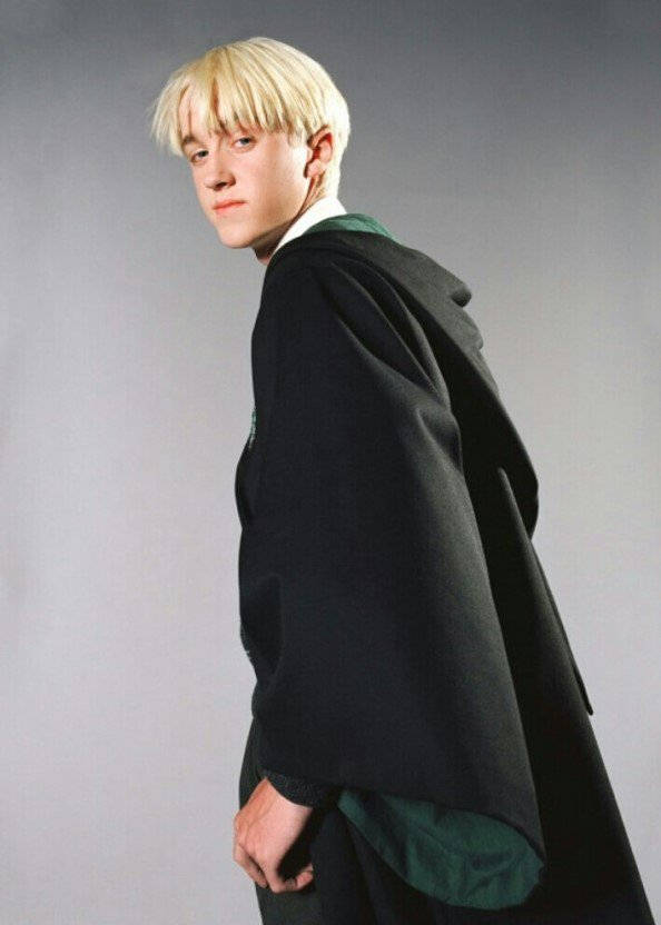 Blonde-haired Draco Malfoy Background