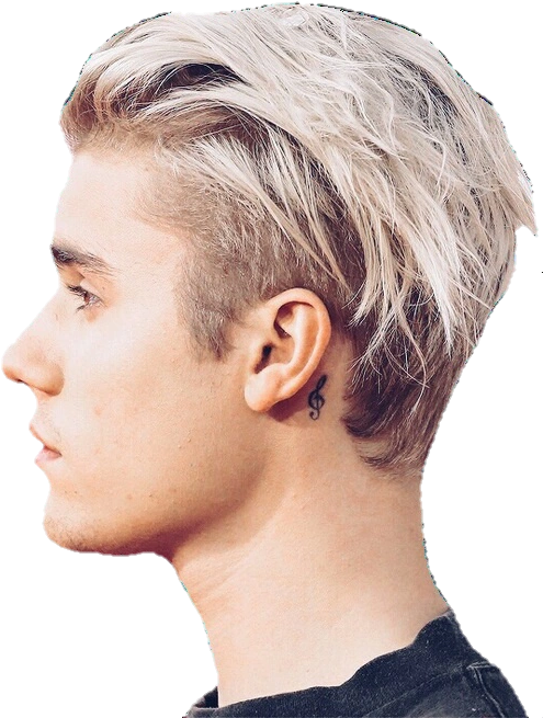 Blonde Haired Man Profile View PNG