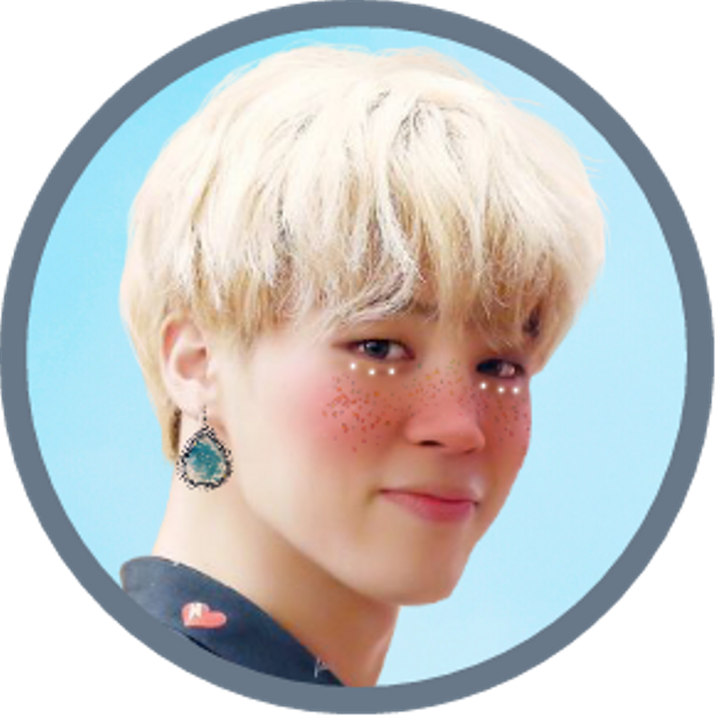 Blonde Haired Person Smiling Circle Portrait PNG