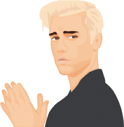 Blonde Man Gesture Illustration PNG