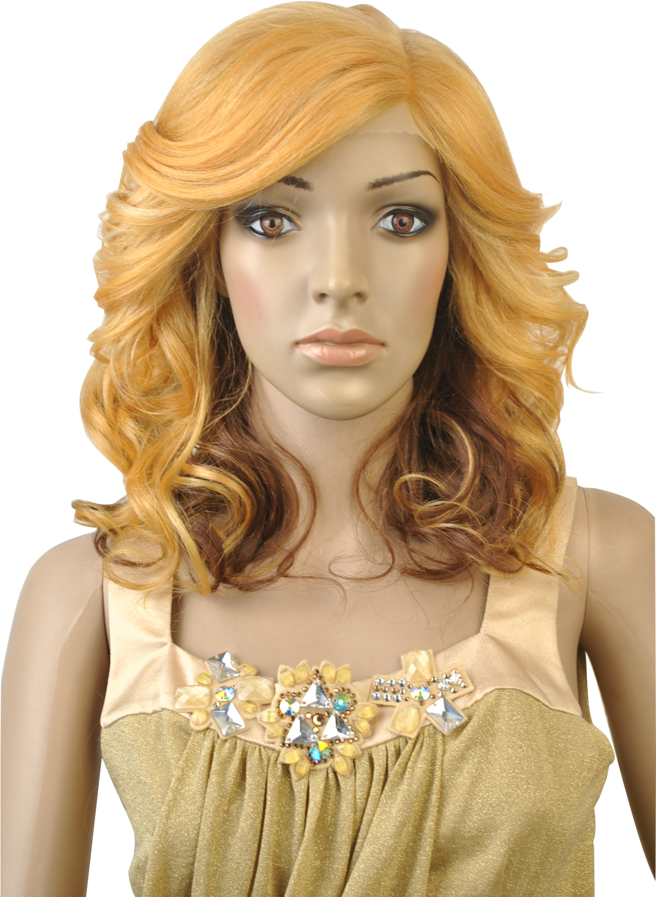 Blonde Mannequin Display PNG