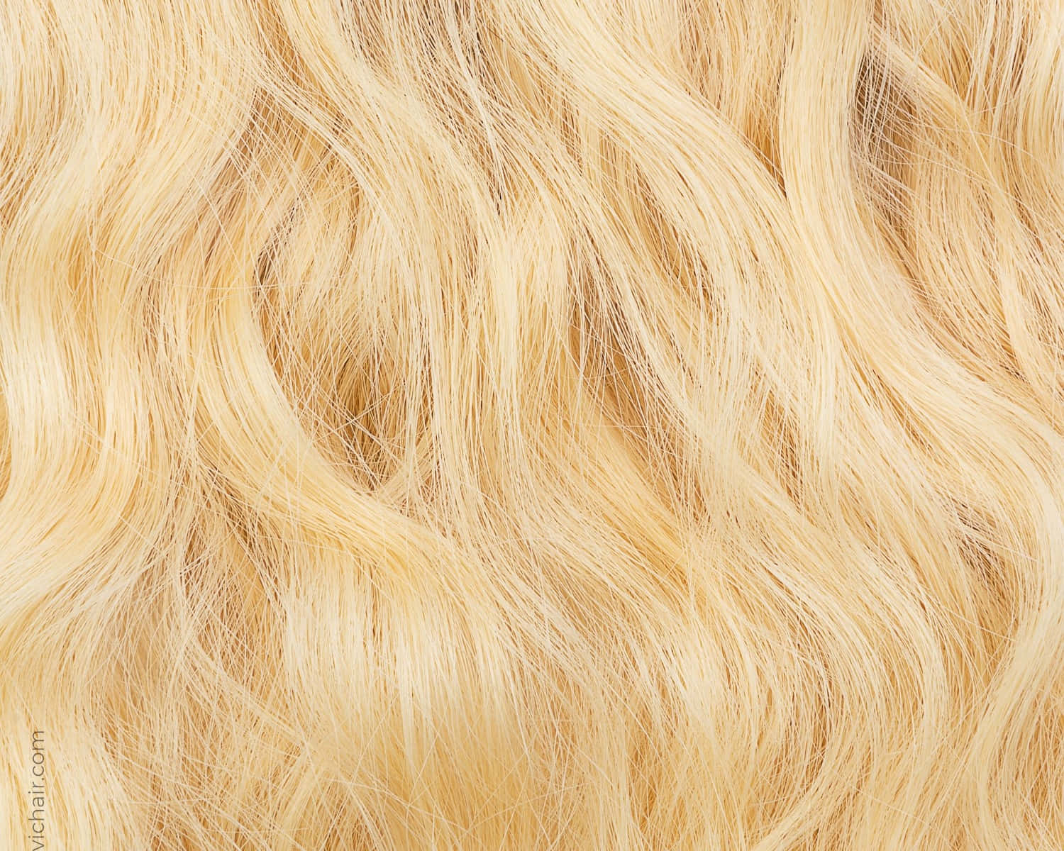 Blonde Wavy Hair Texture Wallpaper