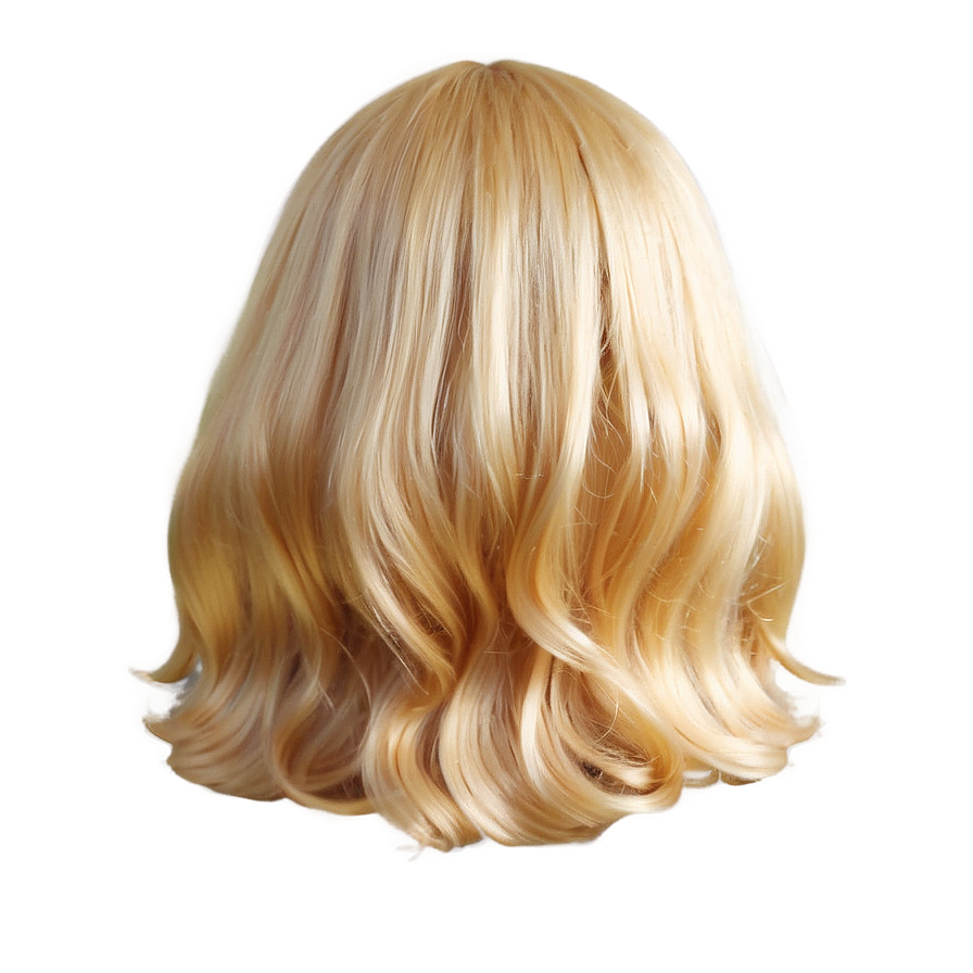 Blonde Wig Png 05252024 PNG