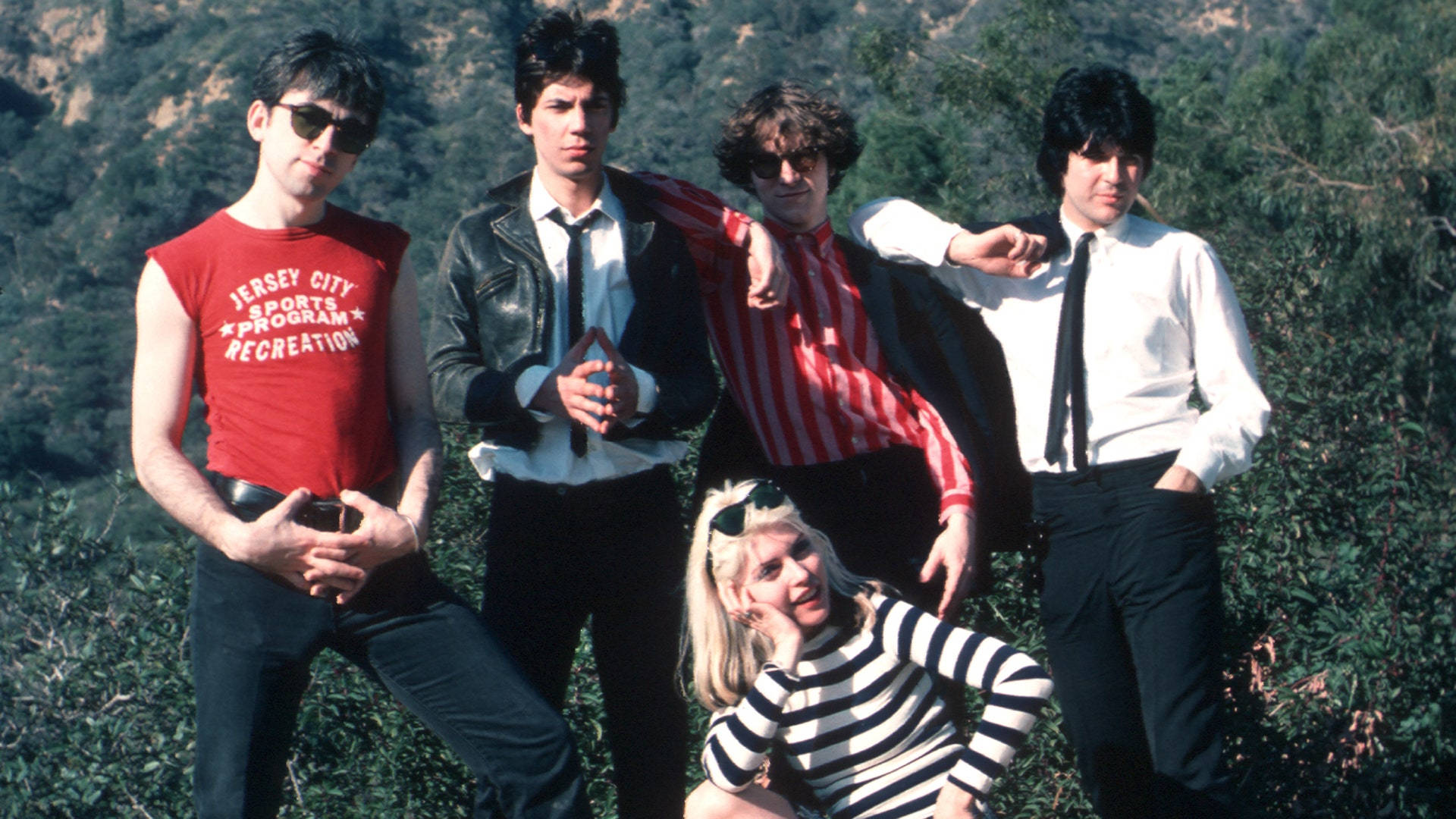 Blondie American Rock Band Group Film Photo Background