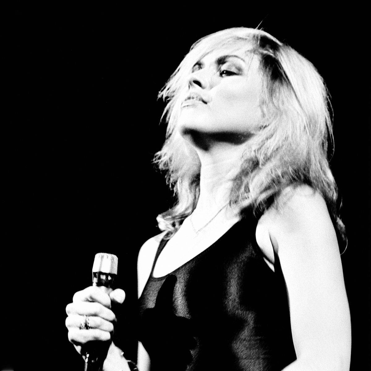 Blondie Debbie Harry Black And White Concert Photography Picture