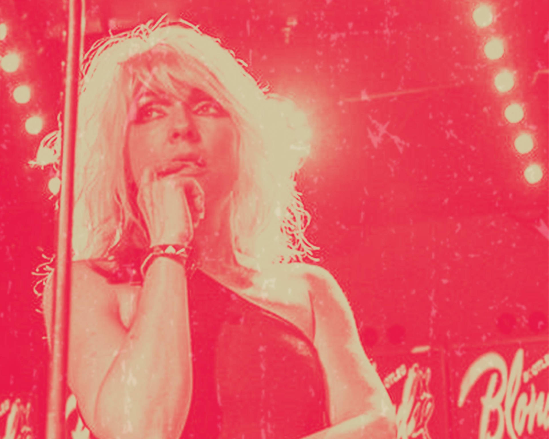 Blondie Debbie Harry Red Aesthetic Photo Picture