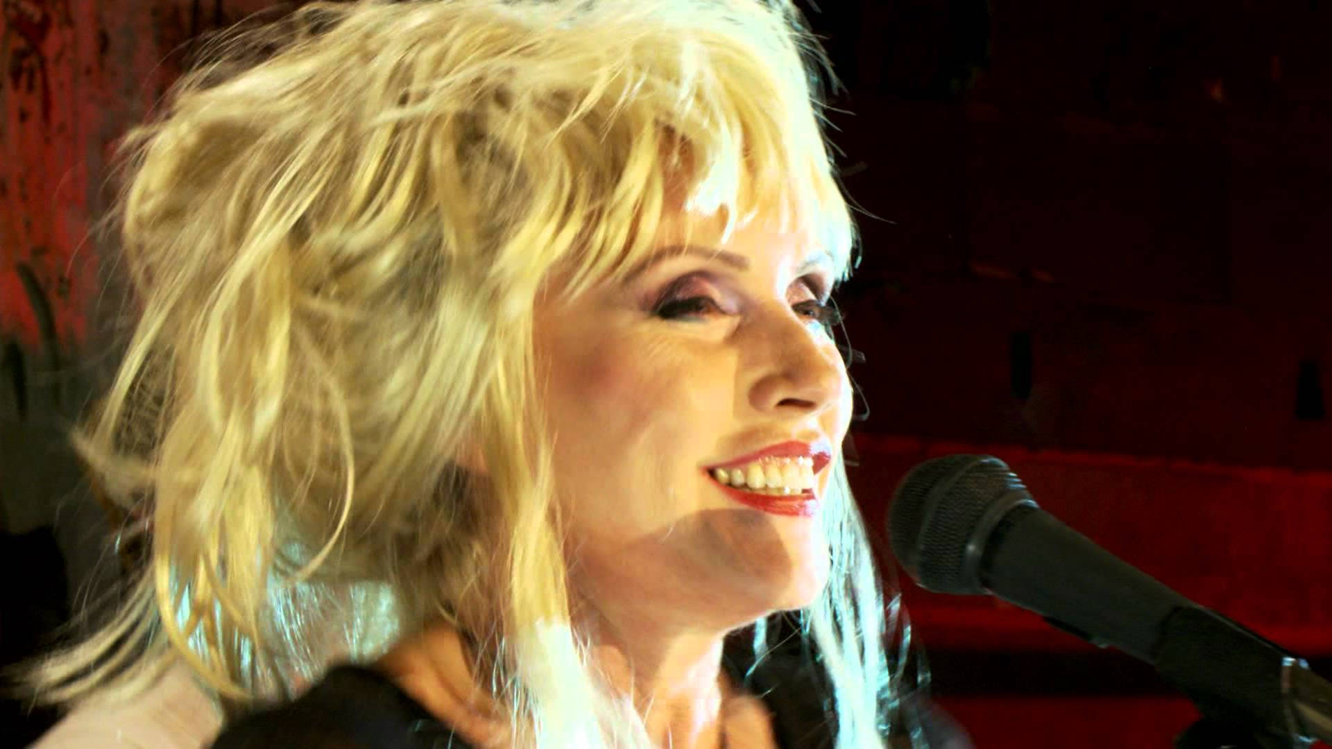 Blondie Debbie Harry Singing Photography Background