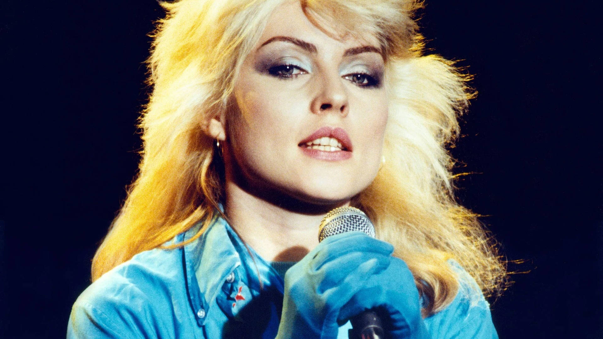 Blondie Debbie Harry Stage Singing Photography Picture