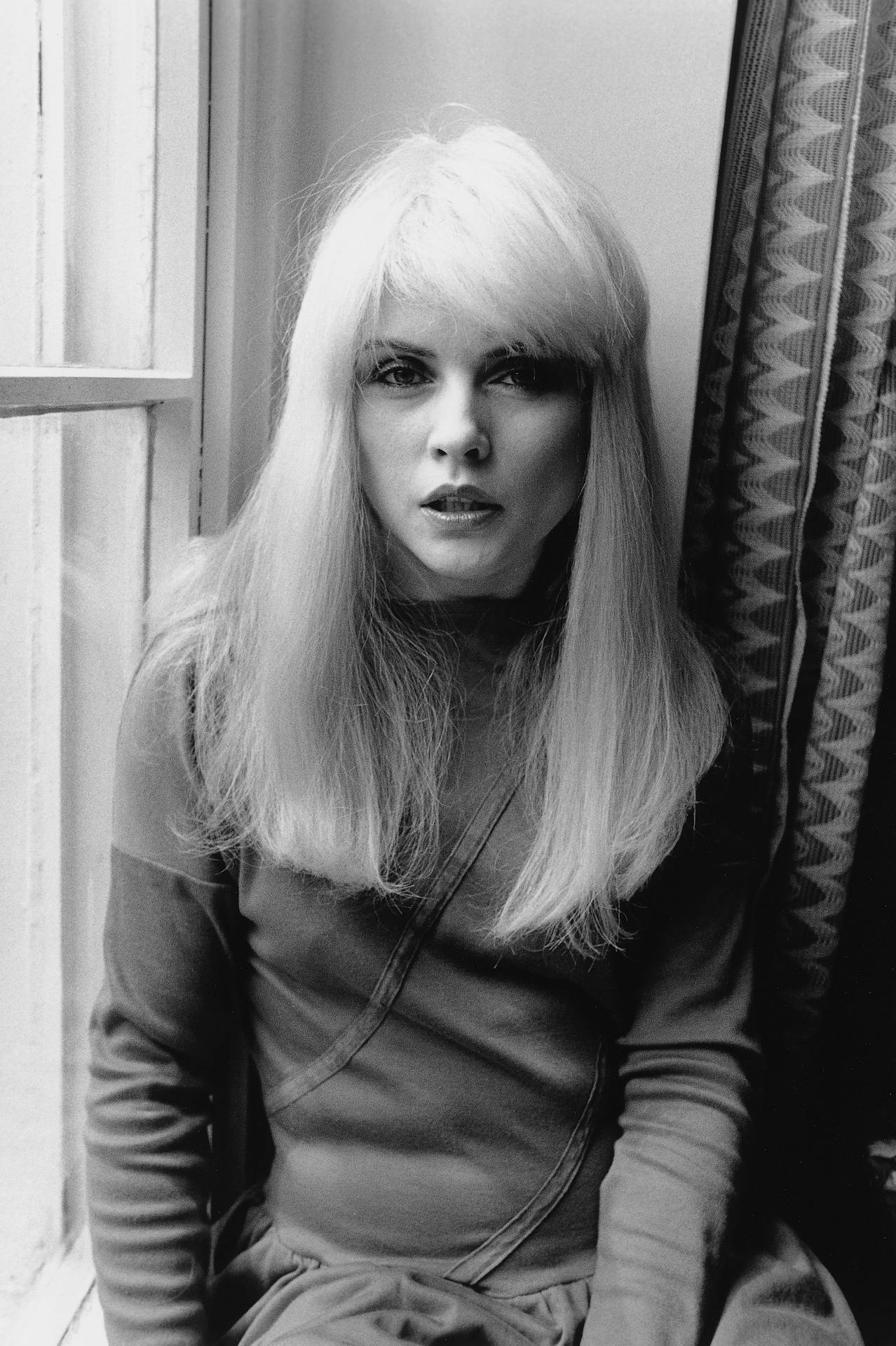 Blondie Debbie Harry Stunning Black And White Photography Picture