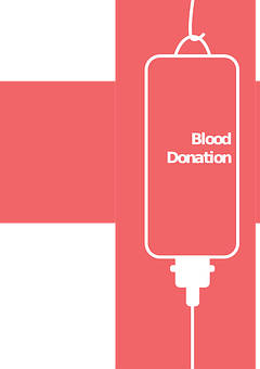 Blood Donation Awareness Poster PNG