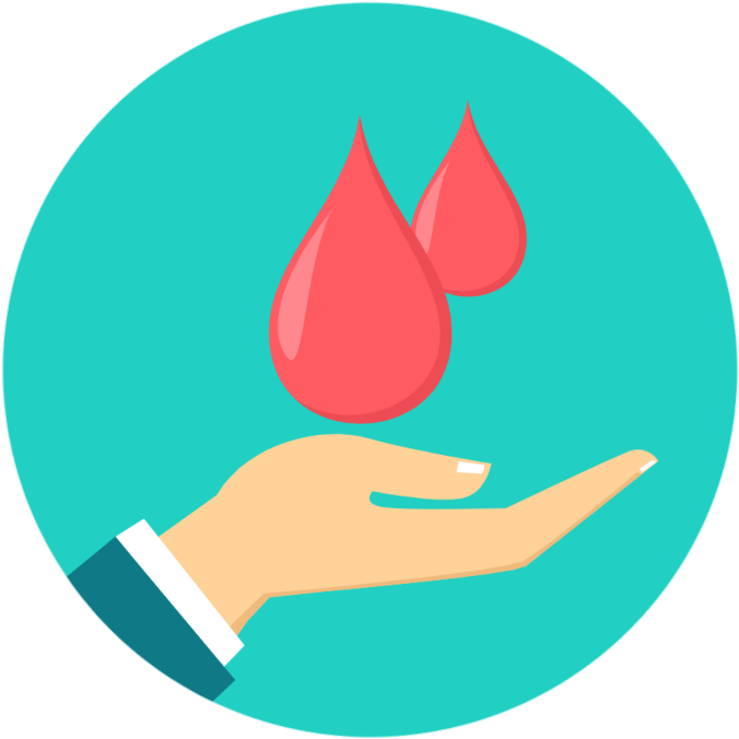 Blood Donation Concept Illustration PNG