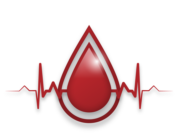 Blood Donation Heartbeat Icon PNG