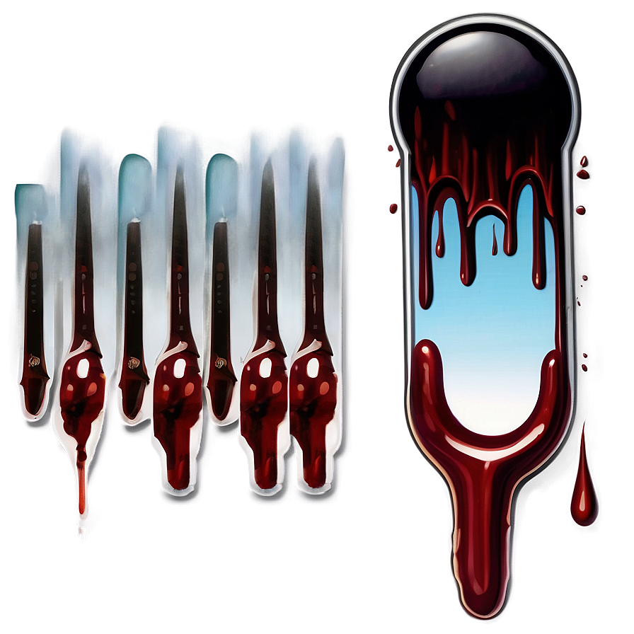 Blood Drip Decal Png 05252024 PNG