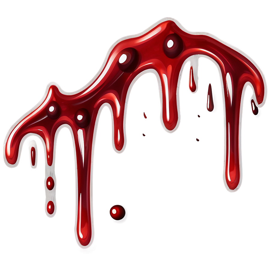 Blood Drip Decal Png 29 PNG