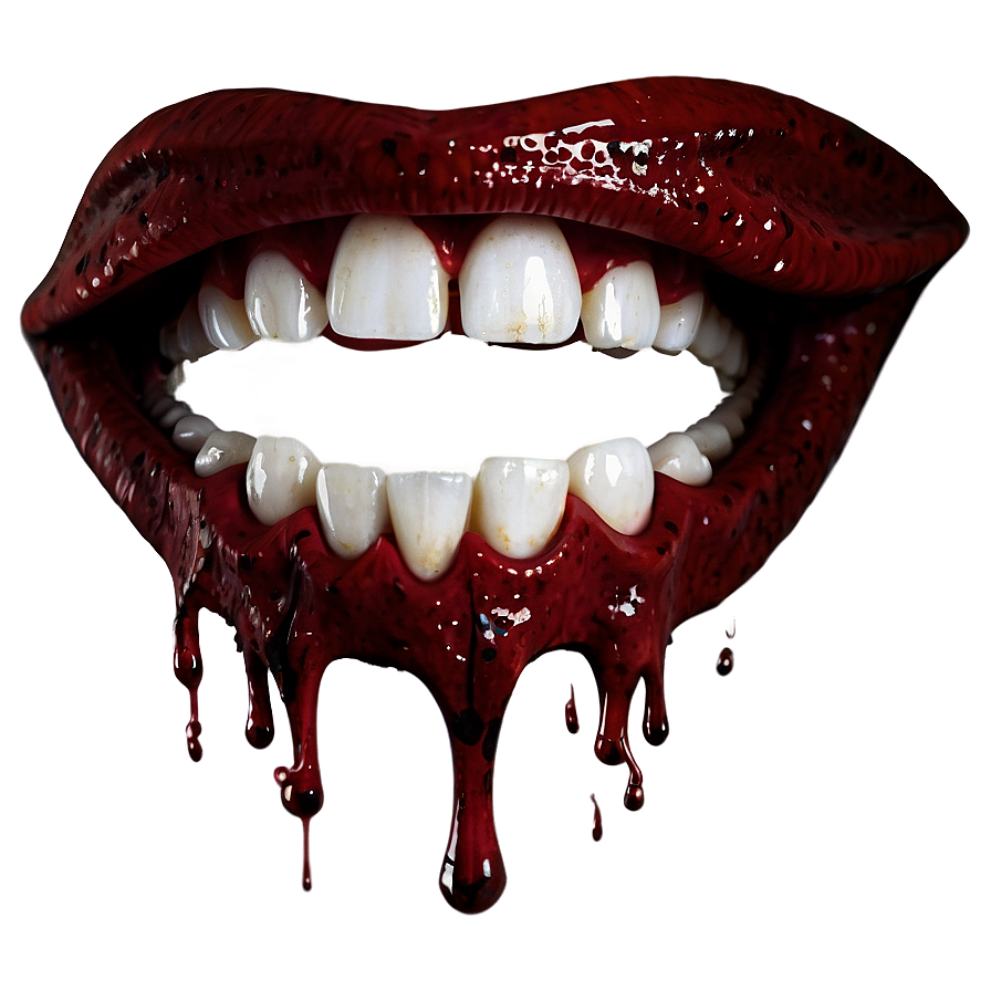 Download Blood Dripping Fangs Png 25 | Wallpapers.com