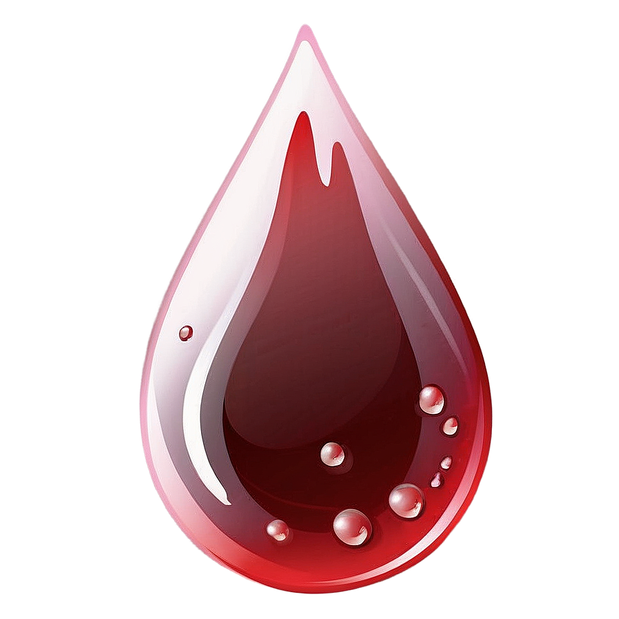 Blood Drop With Gradient Png Pwx72 PNG