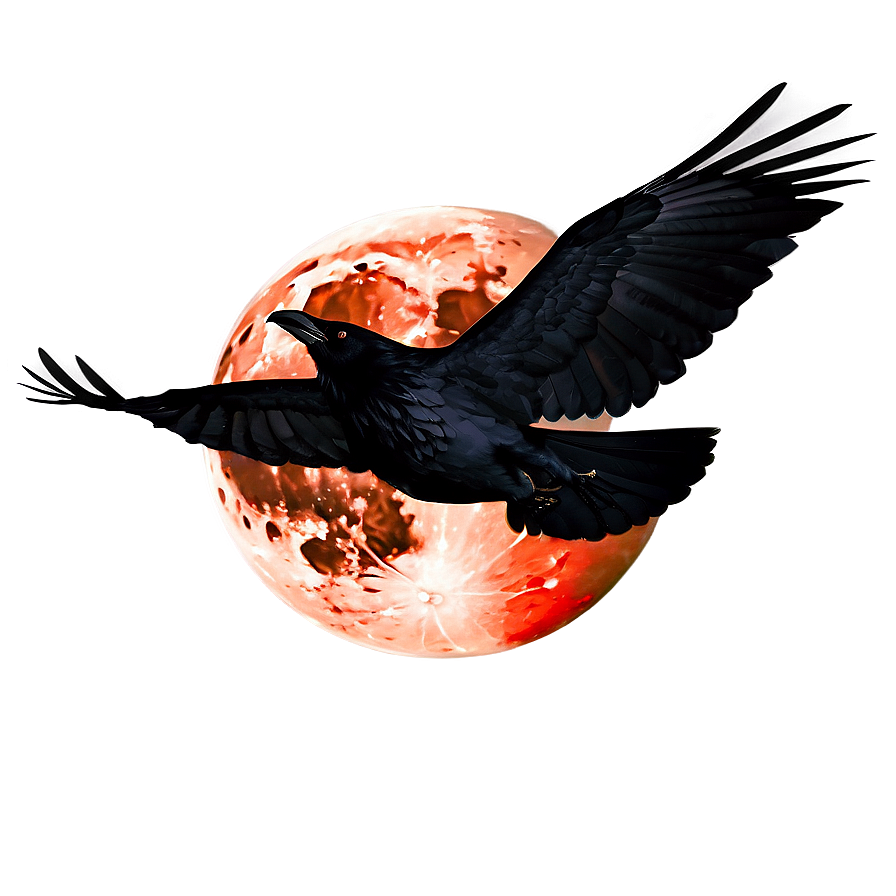 Blood Moon And Raven Png 44 PNG