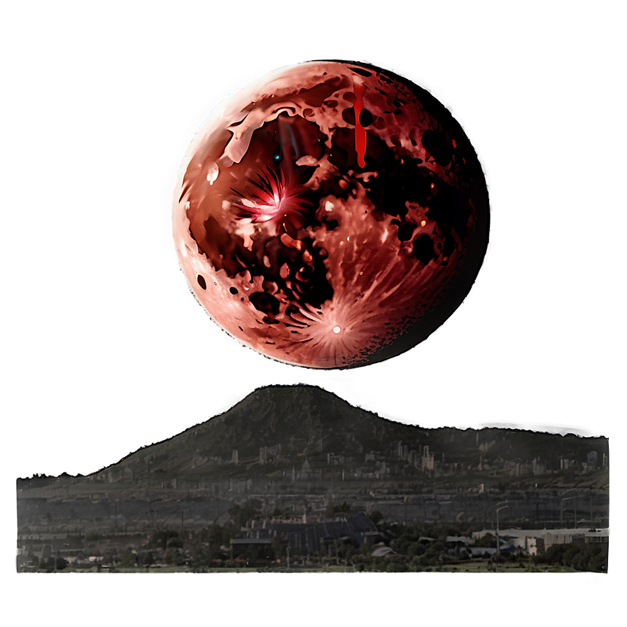 Blood Moon Apocalypse Png 06112024 PNG