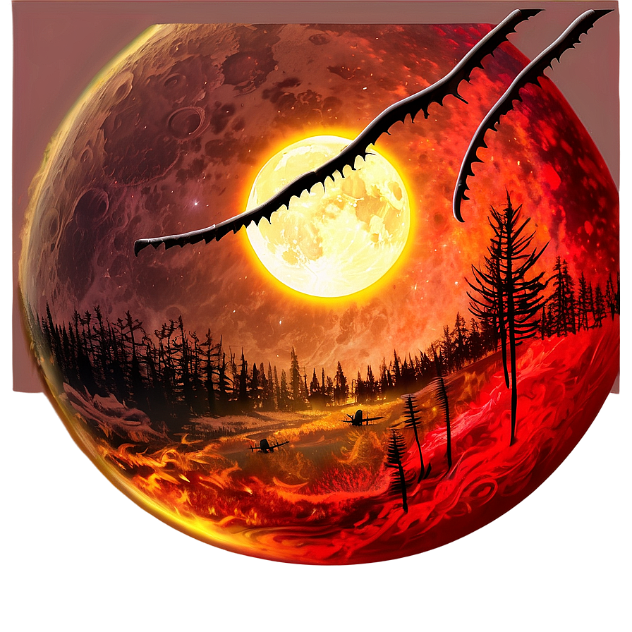 Blood Moon Apocalypse Png Vbk45 PNG