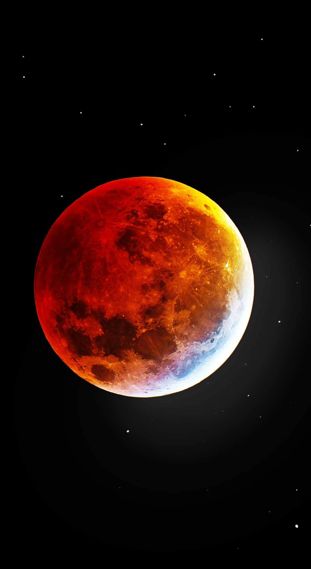 Bright Red Blood Moon Wallpaper