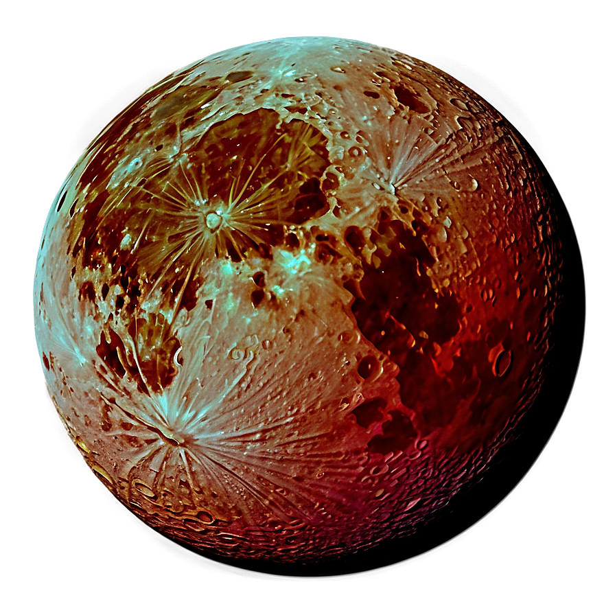 Blood Moon In Dark Sky Png 06112024 PNG