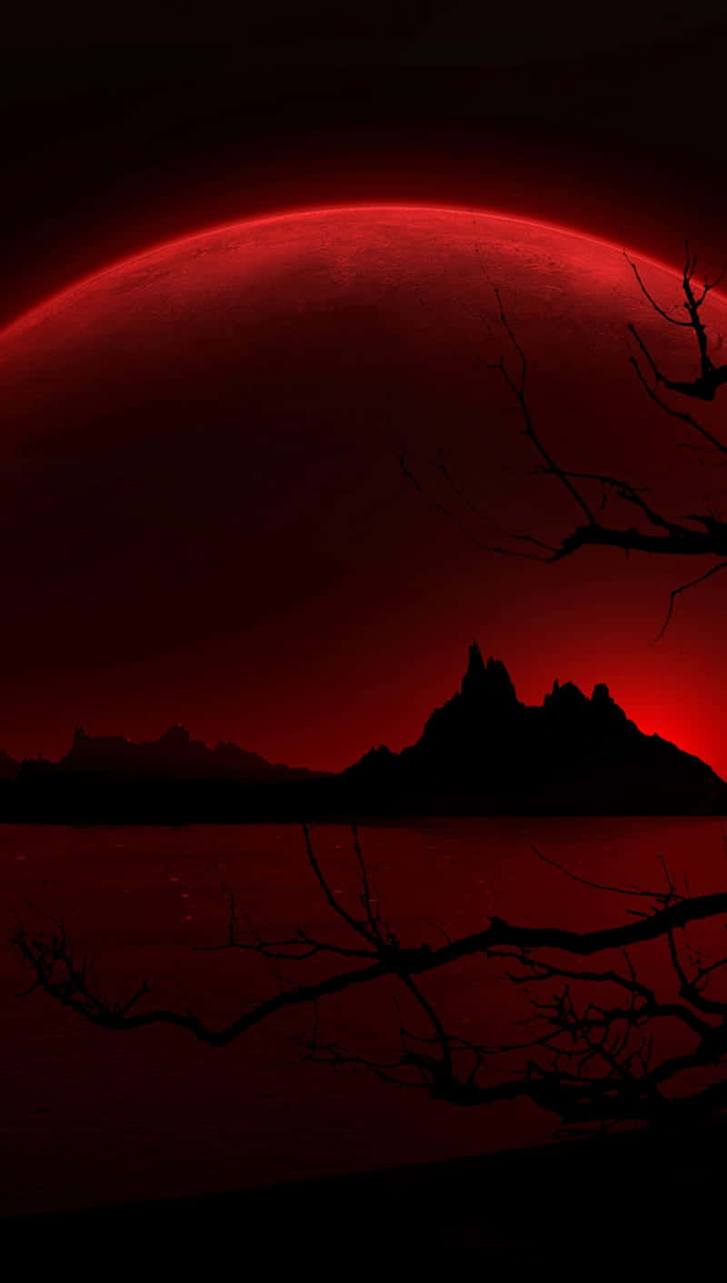 Blood Moon Aura Wallpaper