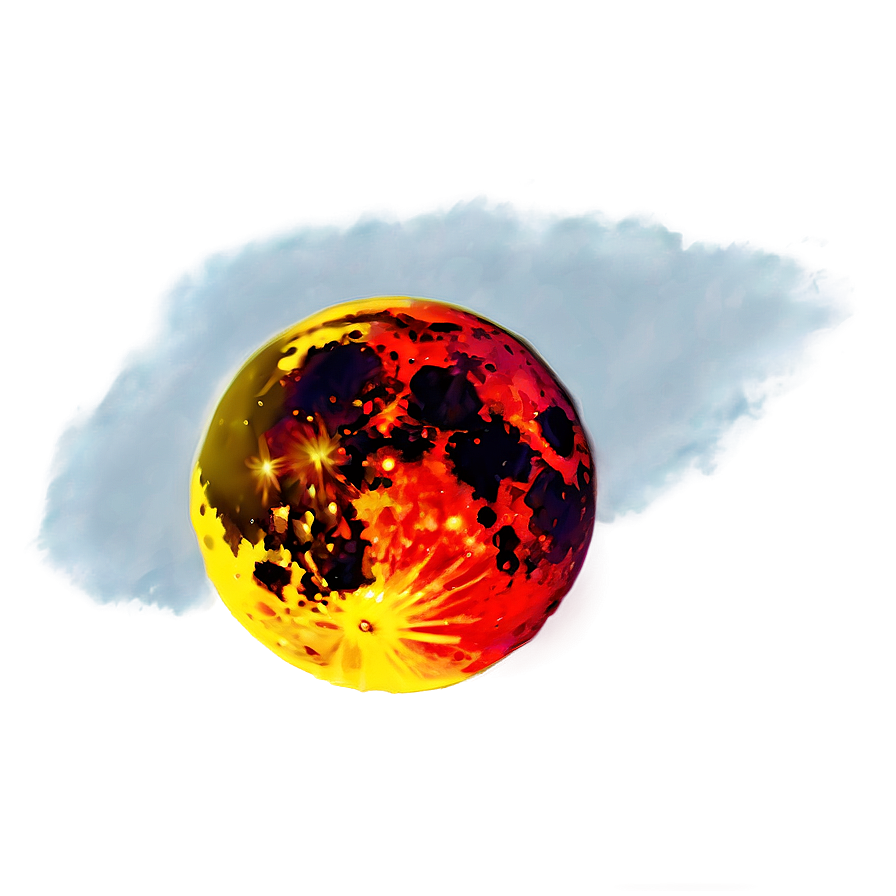 Blood Moon Night Sky Png Yey22 PNG