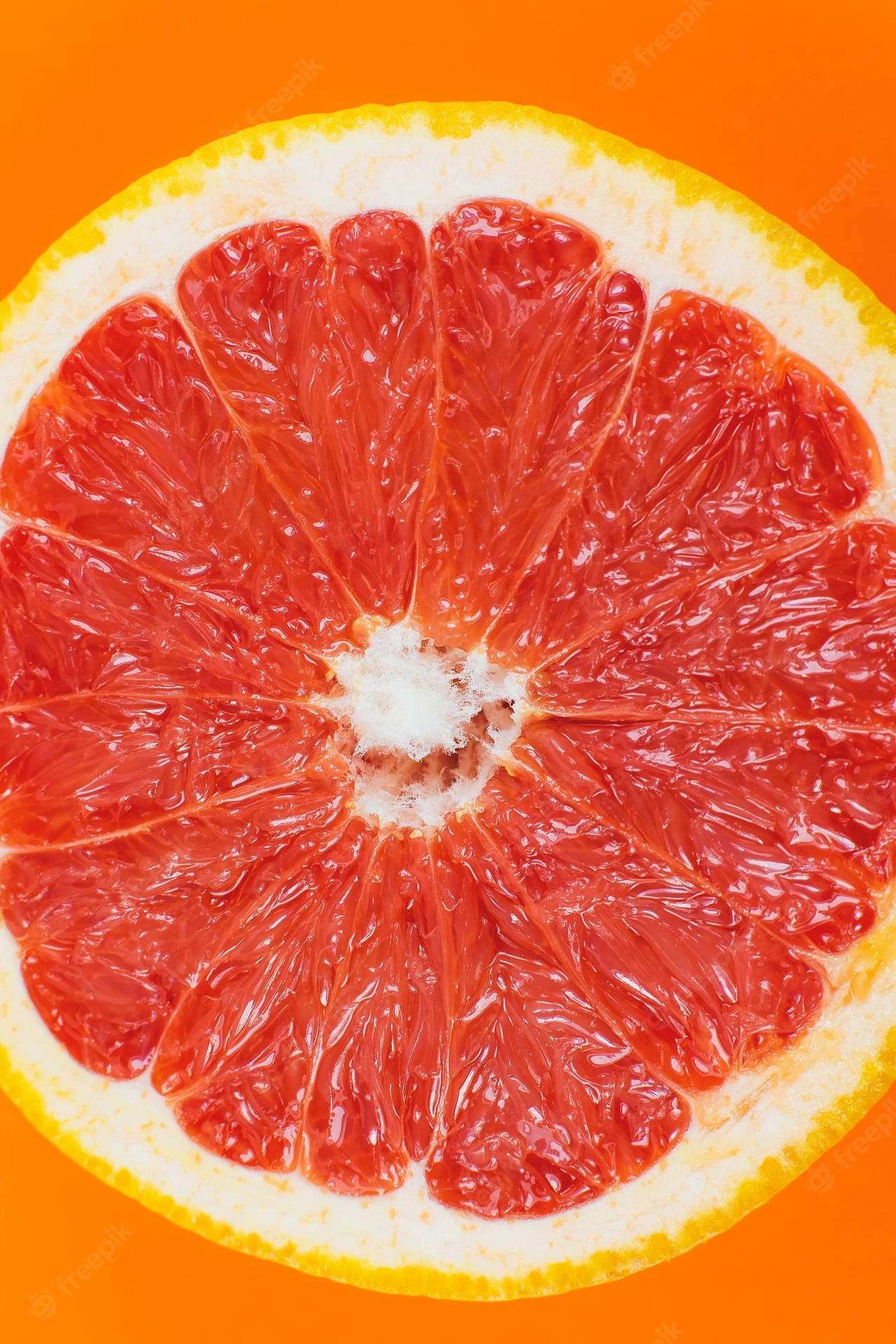Blood Orange Citrus Fruit Cut Wallpaper