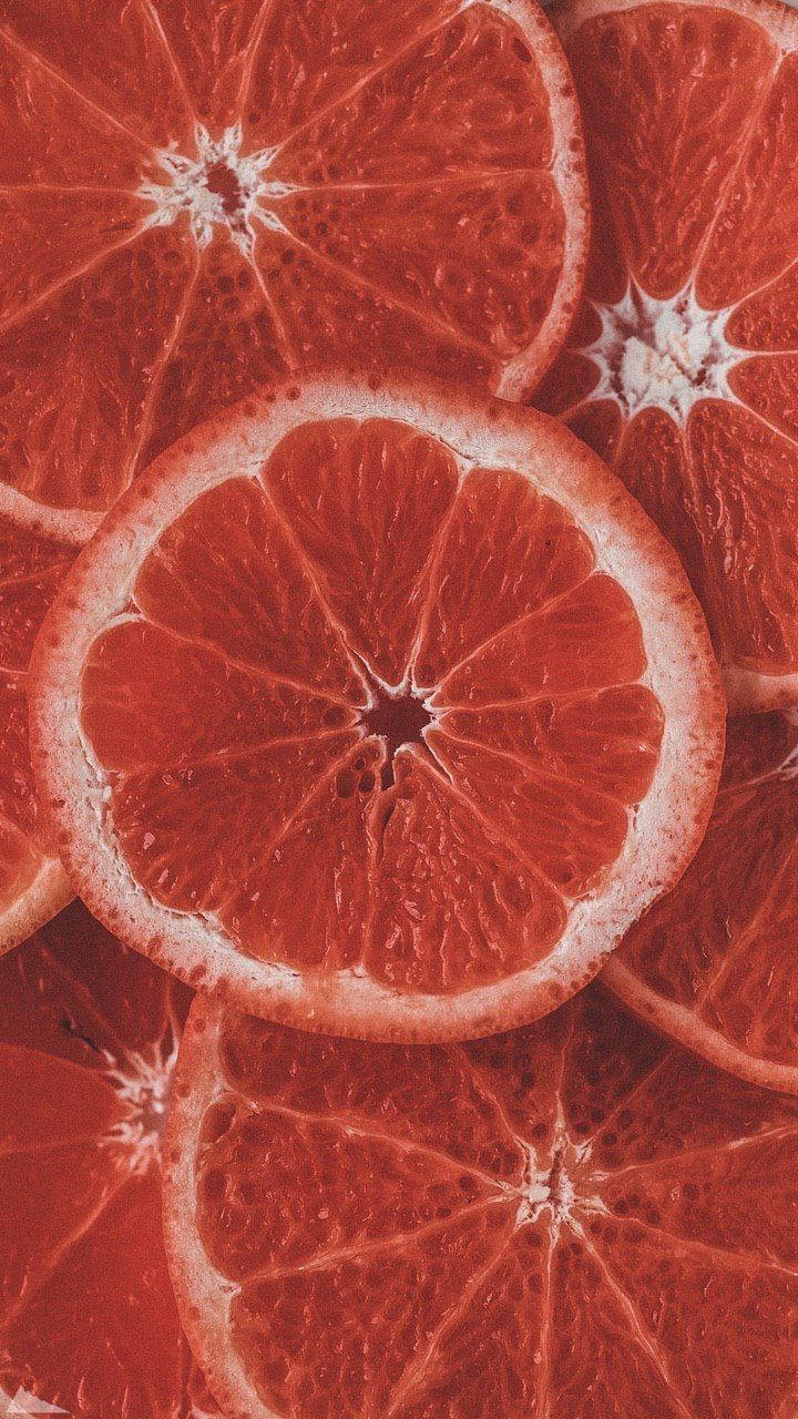 Aestheticde Frutas Cítricas De Naranjas Sanguinas Fondo de pantalla