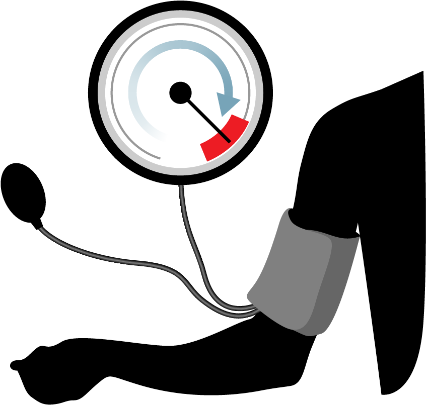 Blood Pressure Measurement Illustration PNG