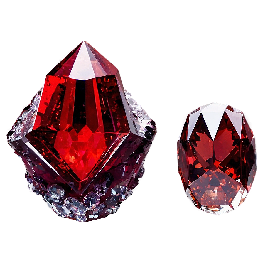 Blood Red Crystal Png 06242024 PNG