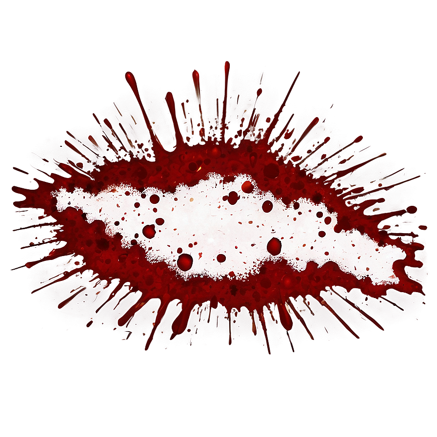 Blood Splatter Artwork Png 04302024 PNG