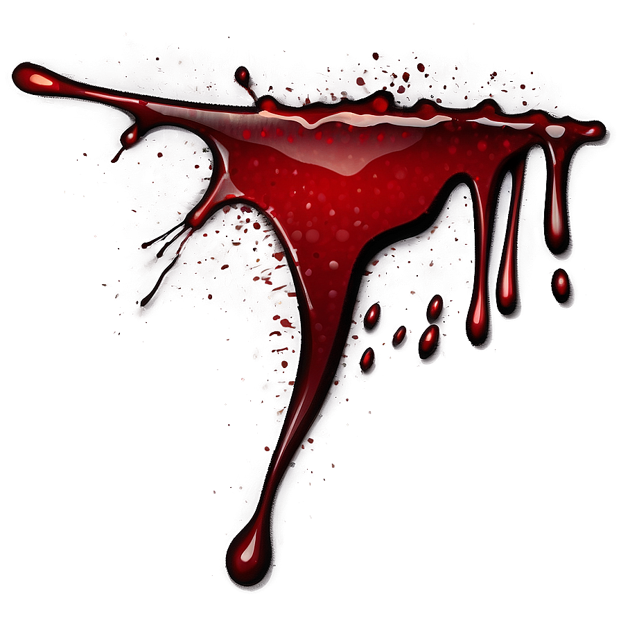 Blood Splatter Artwork Png 04302024 PNG