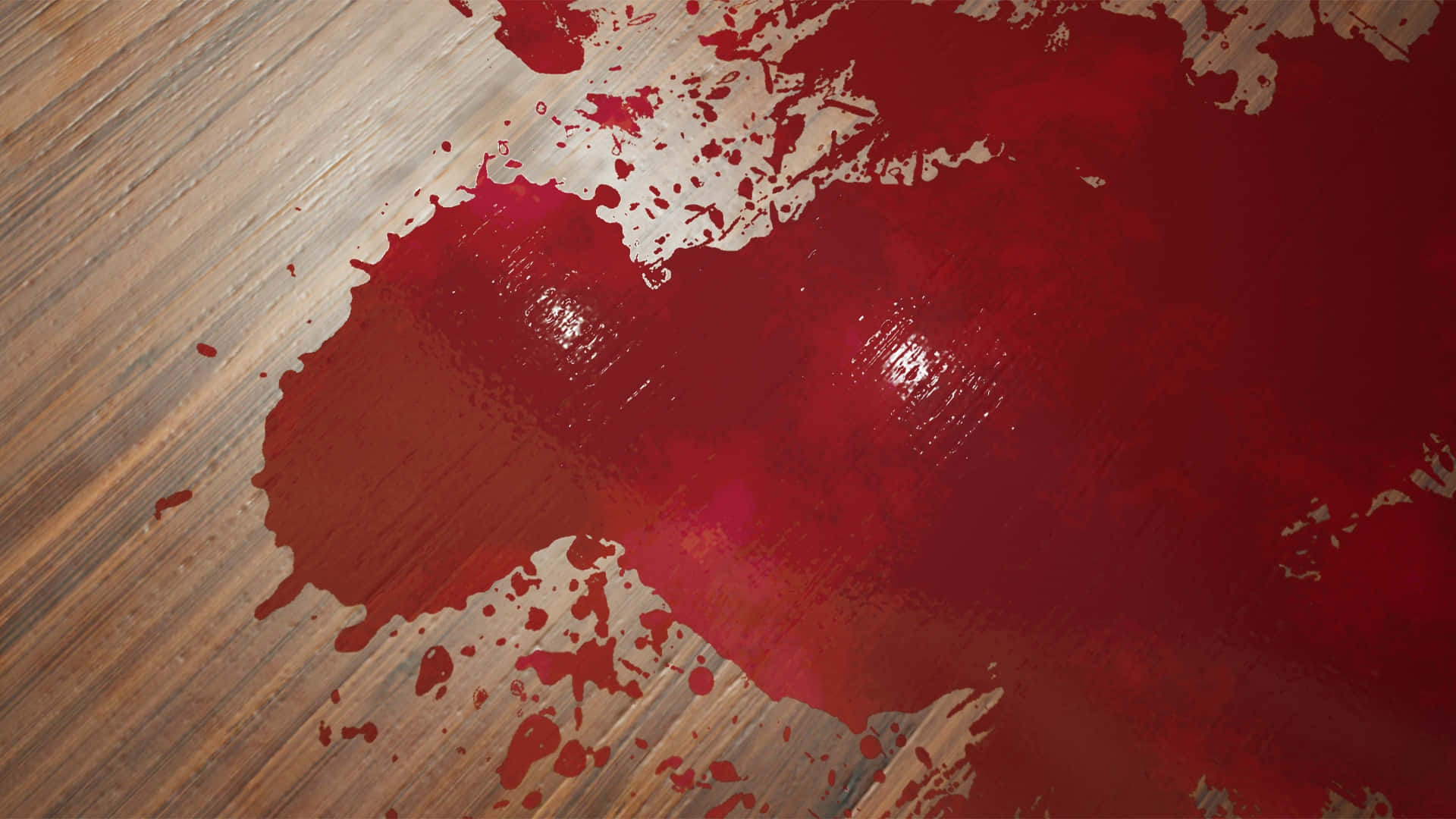 Landscape Wooden Floor Blood Splatter Background