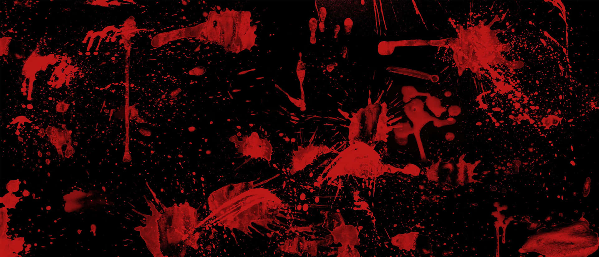 Portrait Red And Black Blood Splatter Background
