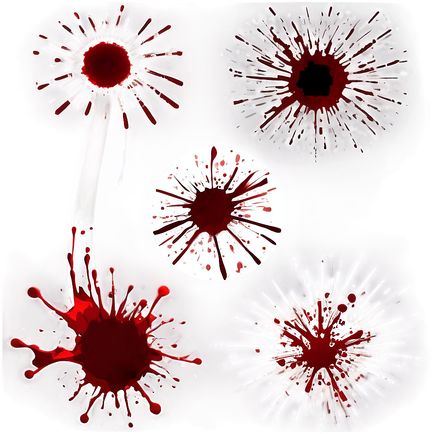 Blood Splatter Collection Png 45 PNG