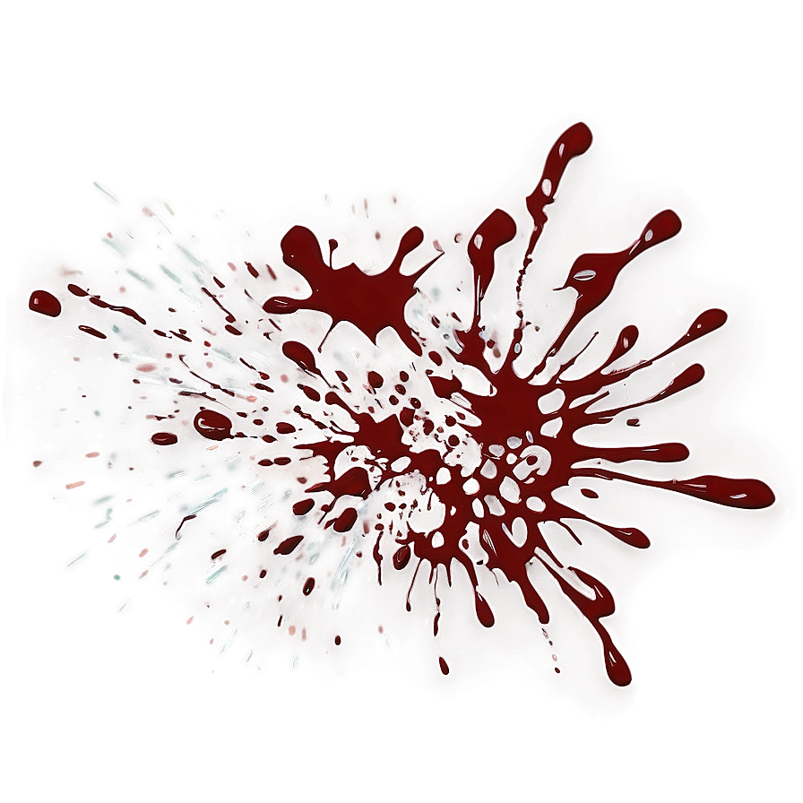 Blood Splatter Design Png 05262024 PNG