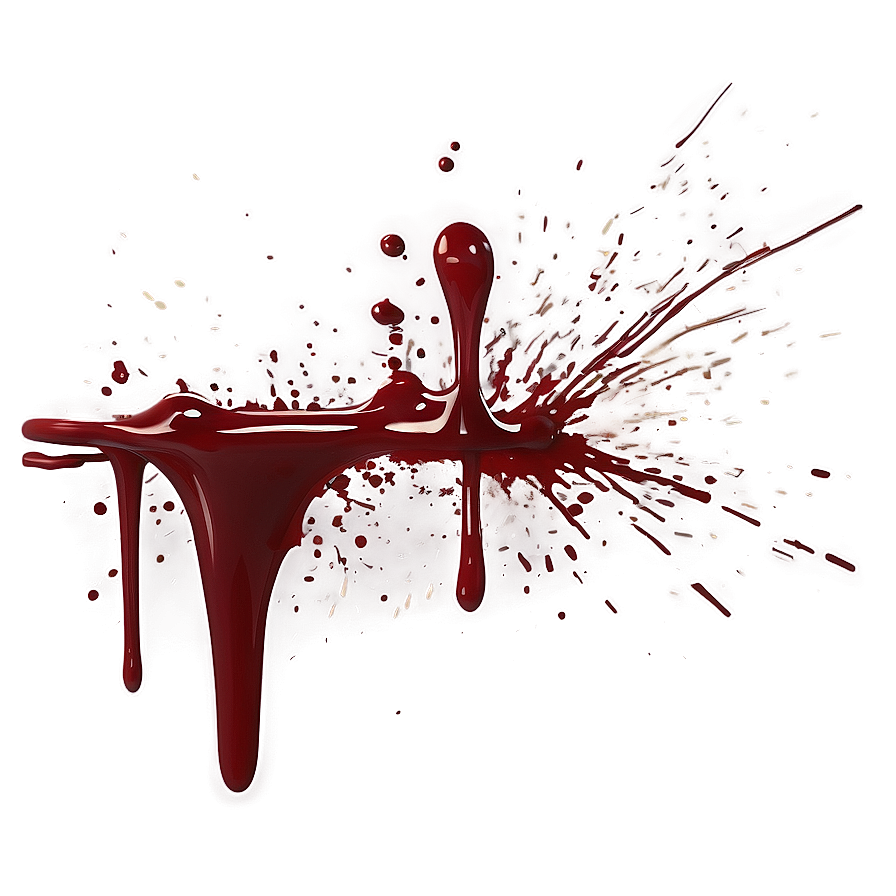 Blood Splatter Design Png Ylc91 PNG