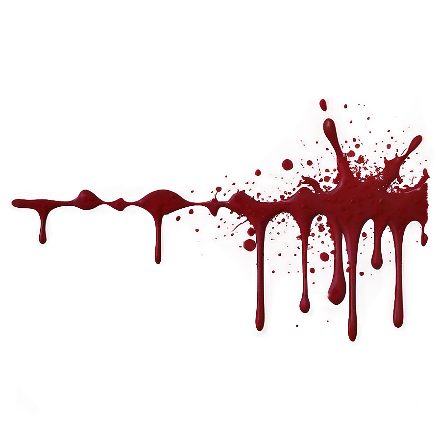 Blood Splatter Illustration Png Ppg59 PNG