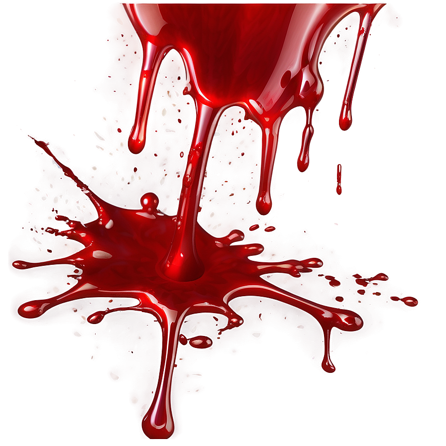 Blood Splatter Png For Crime Scene 8 PNG