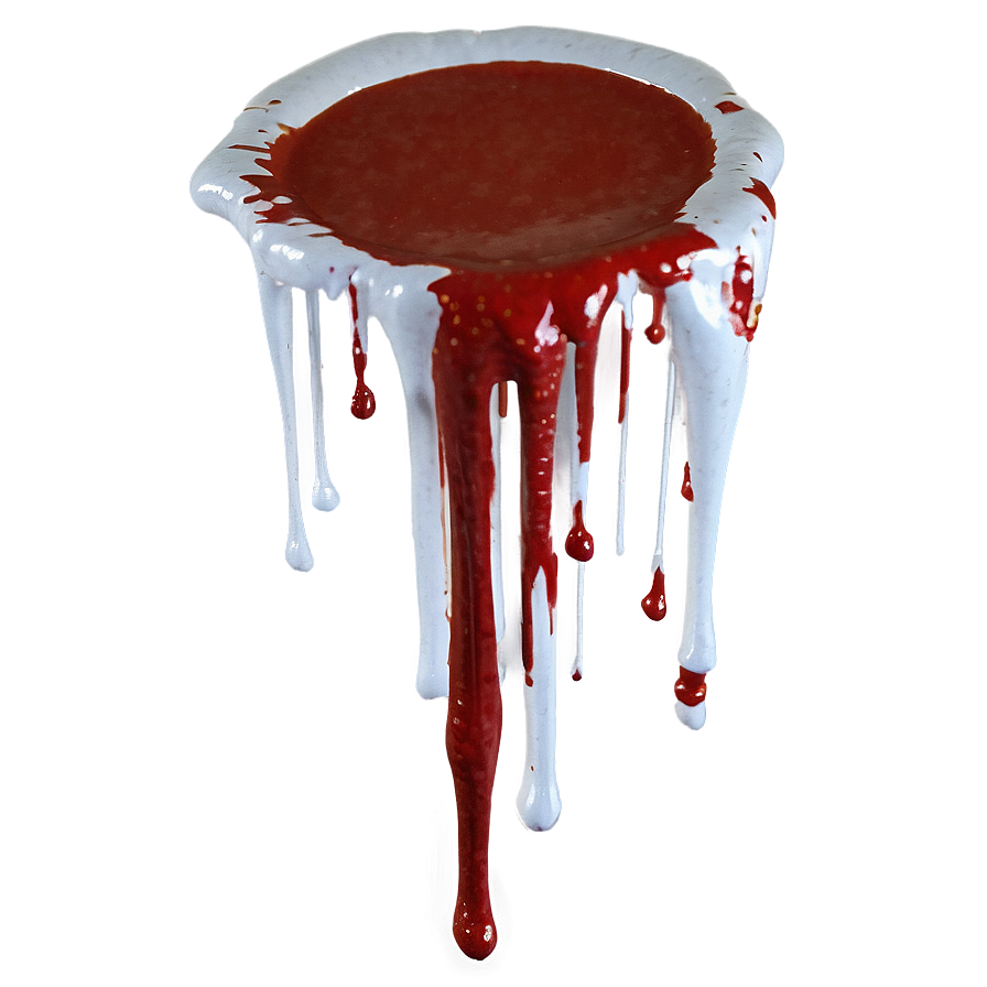 Blood Splatter Transparent Art 4 PNG