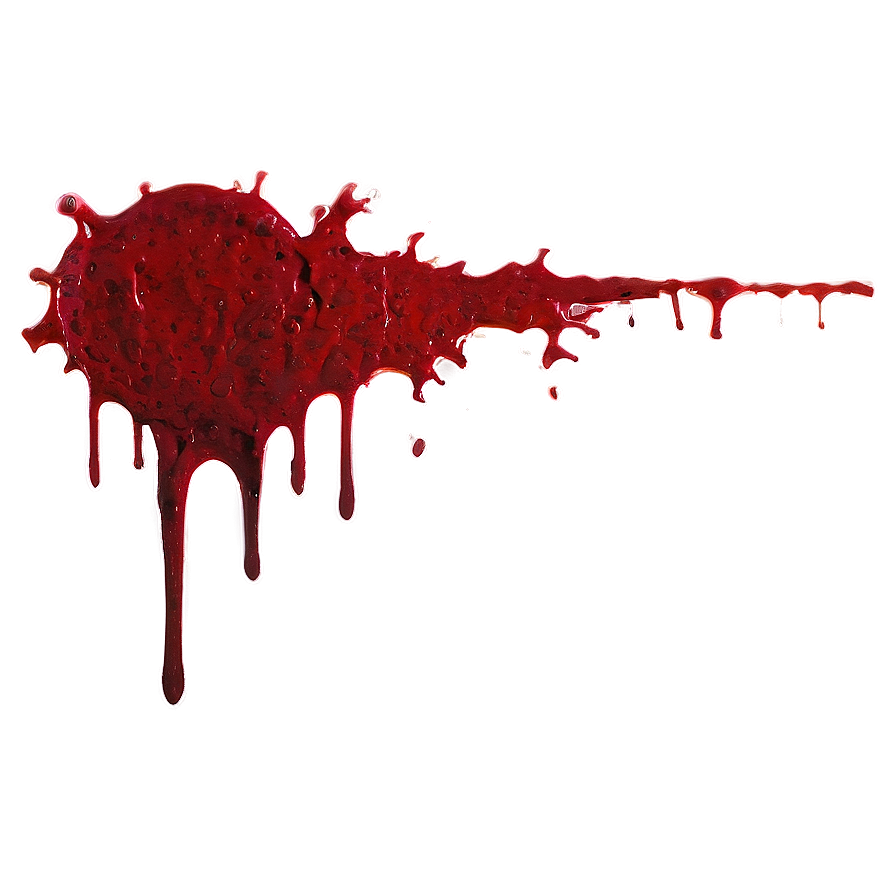 Blood Splatter Transparent Background 05262024 PNG