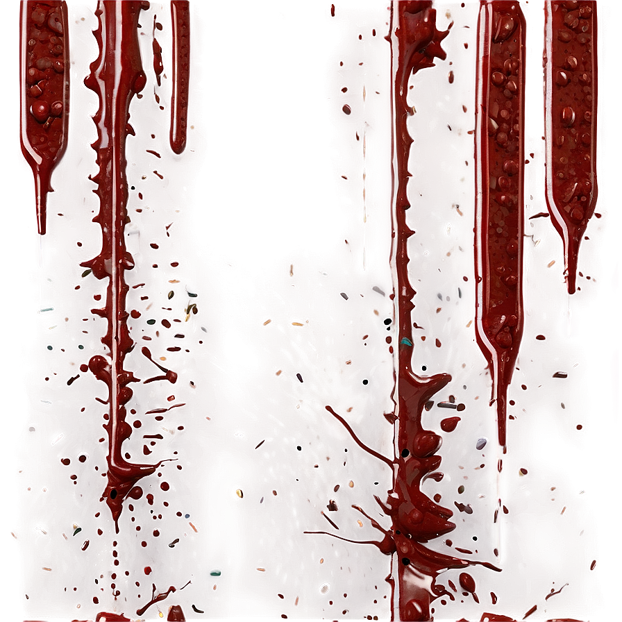 Blood Splatter Transparent Effect 36 PNG