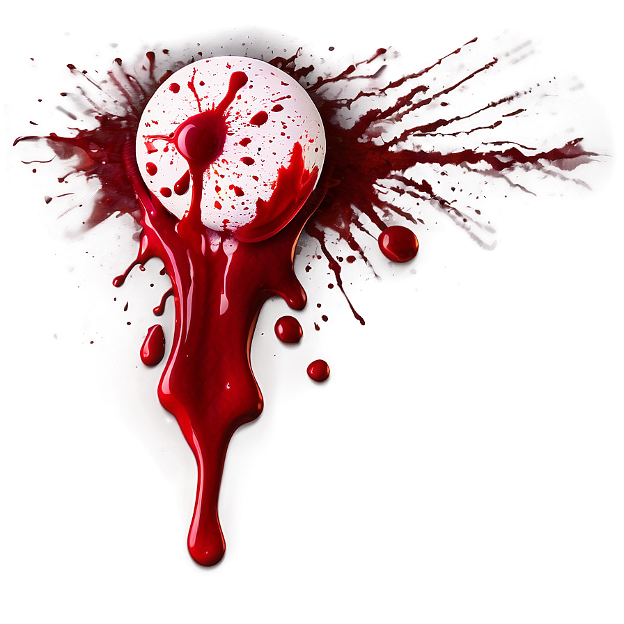 Blood Splatter Transparent Effect 75 PNG