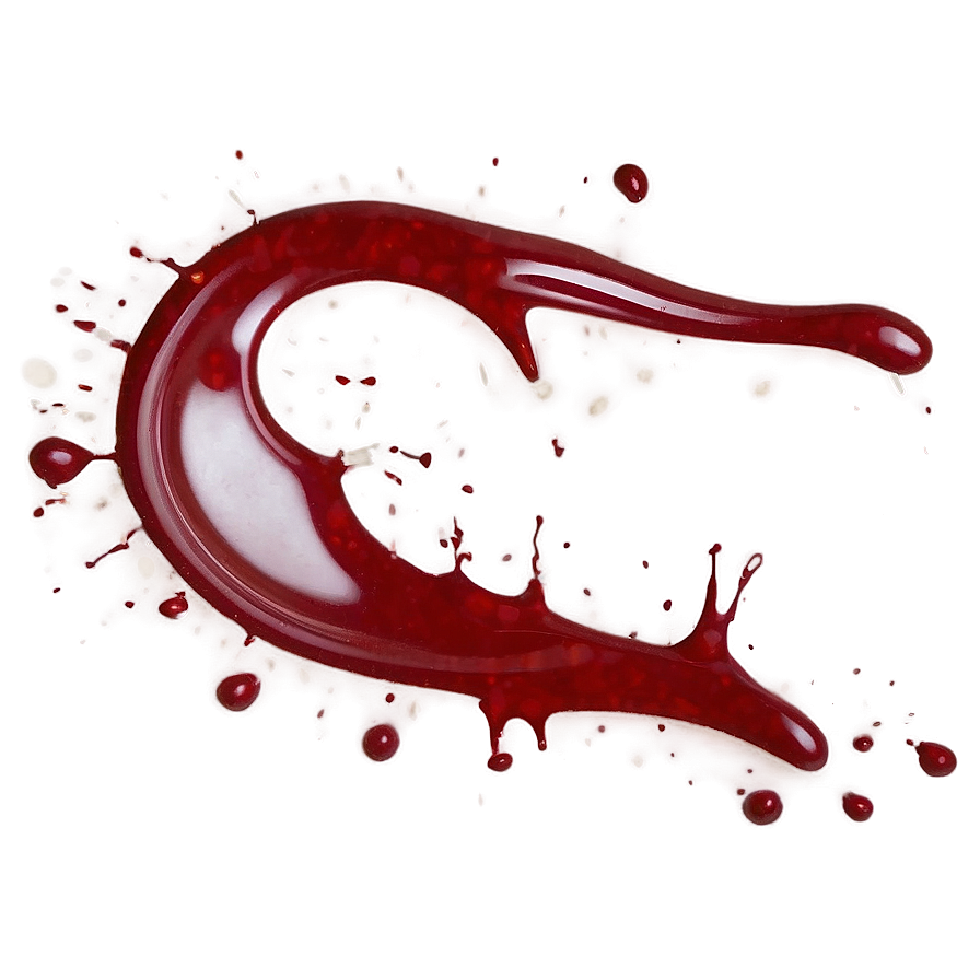 Blood Splatter Transparent For Book Covers 05262024 PNG