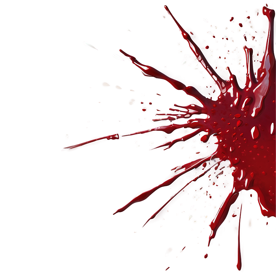 Blood Splatter Transparent For Book Covers Rvw PNG