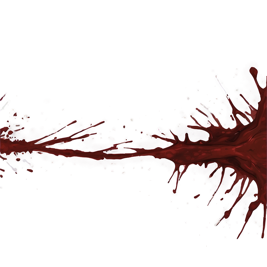 Blood Splatter Transparent For Digital Art 25 PNG