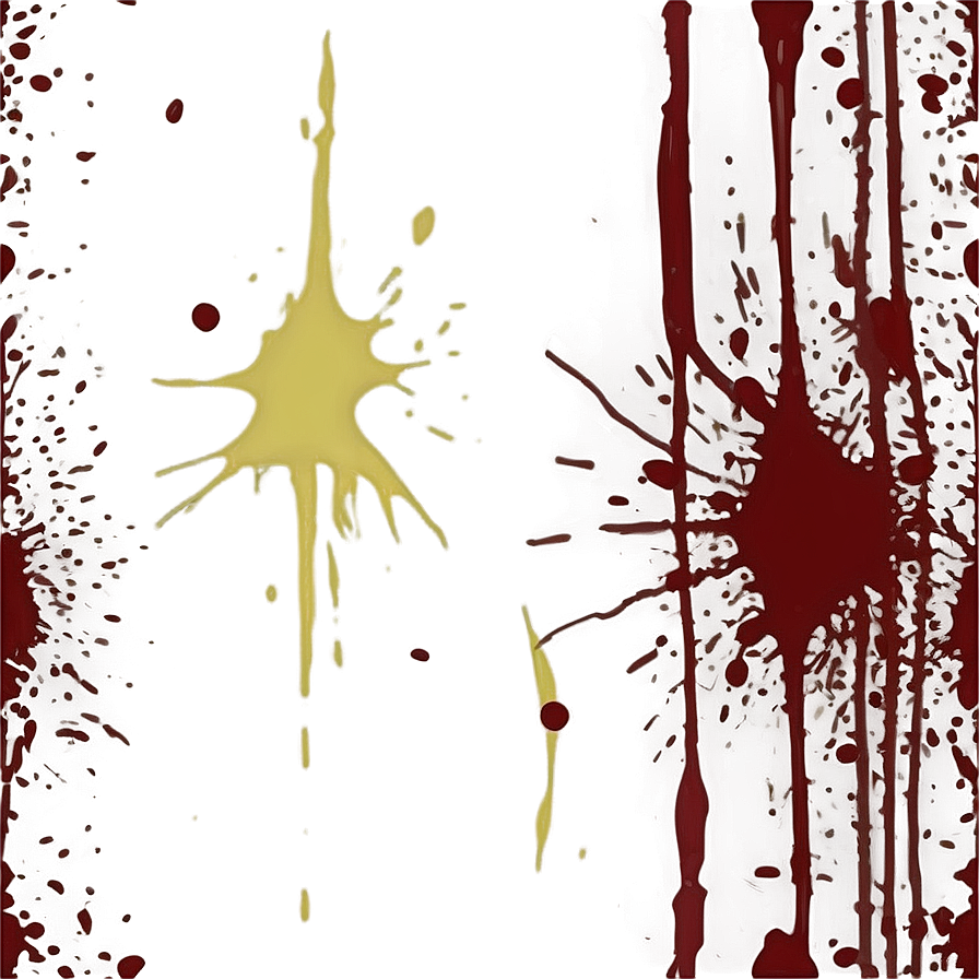 Blood Splatter Transparent For Gaming 5 PNG