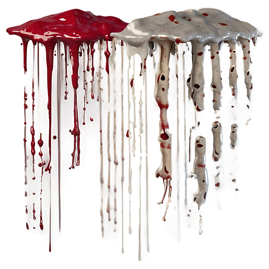 Blood Splatter Transparent For Halloween Dim14 PNG